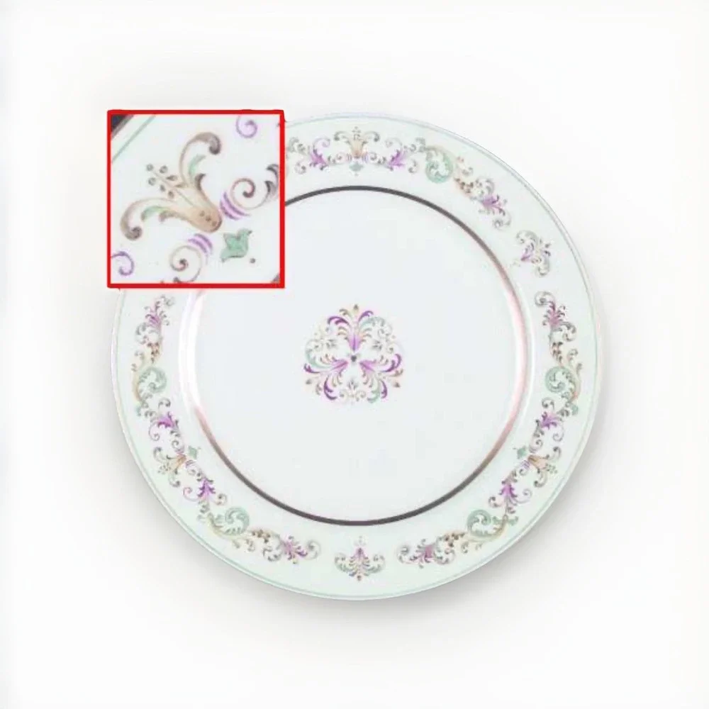 Wentworth‎ China Victoria Raised Jewel 3D Dinner Plate  RARE  Discontinued HTF